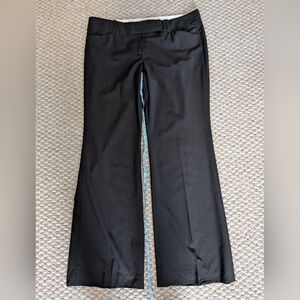 Ann Taylor Black Wide Leg Dress Pants